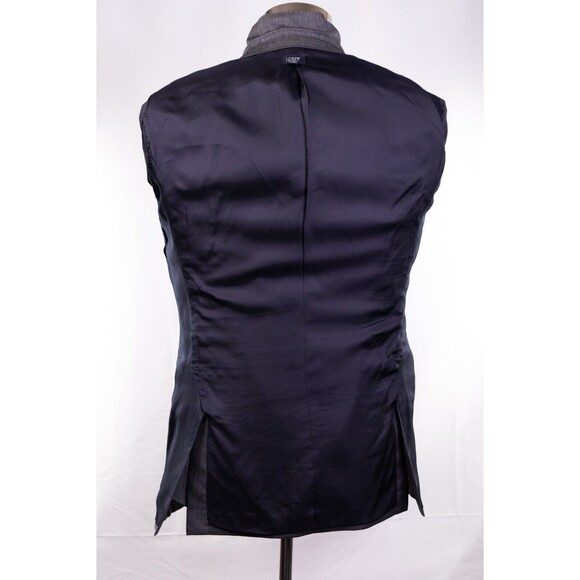 J Crew Ludlow Blazer Men's Gray 2 Button Italian Wool Sport Jacket Sz 38R - Picture 11 of 13
